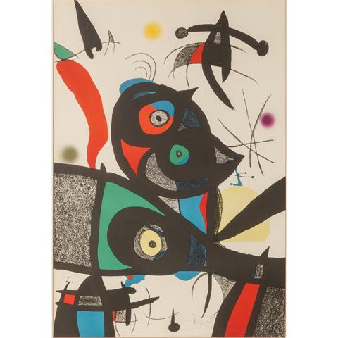 MIRÓ, JOAN (1893-1983), Abstrakte Komposition aus "Oda a Joan Miró", 1973,