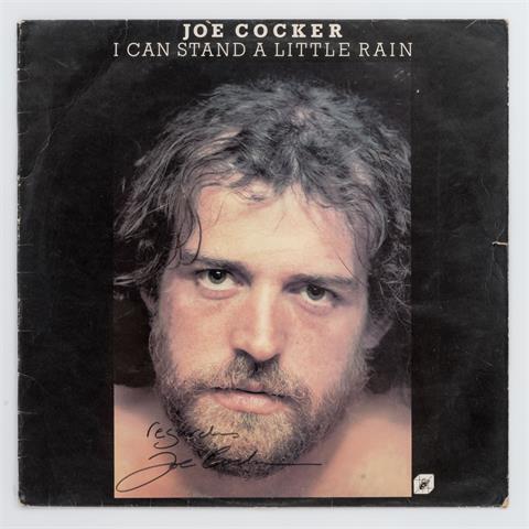 JOE COCKER, "I can stand a little rain", LP mit signiertem Albumcover, 1974,