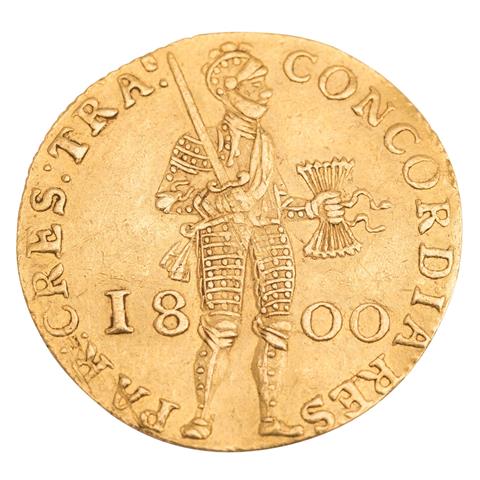 Niederlande/Gold - Dukat 1800,