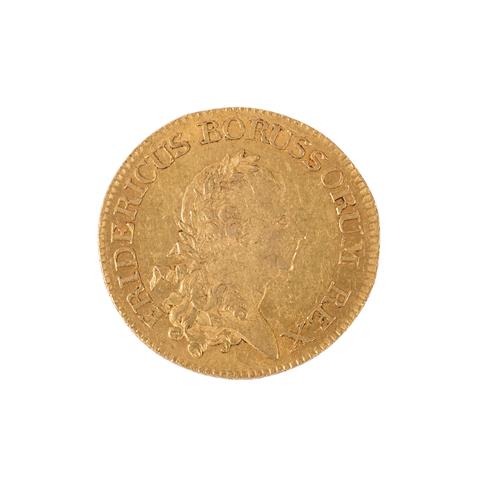 Preussen/Gold - Friedrichs d'or 1781/A, Friedrich II. der Große (1740-1786),