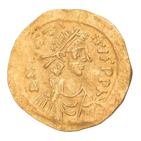 Byzantinisches Reich - Tremissis 1.H. 6.Jh.n.Chr., Justinus I oder II.,