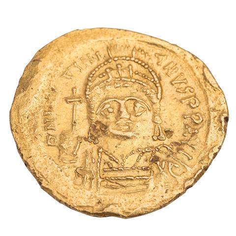 Byzantinisches Reich/Gold - Goldsolidus 6.Jh.n.Chr., Justinianus I. (527-565 n.Chr.),