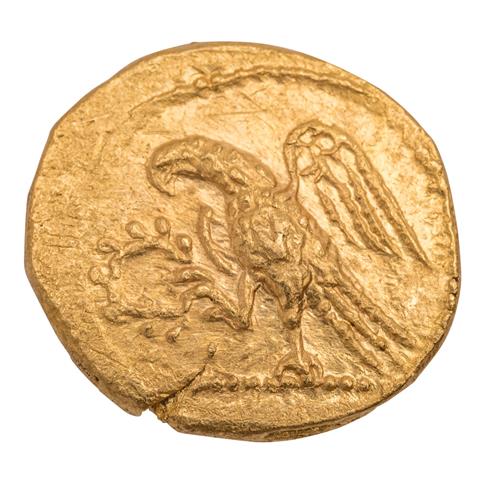 Königreich der Daker - Goldstater 1 Jh.v. Chr, König Koson,