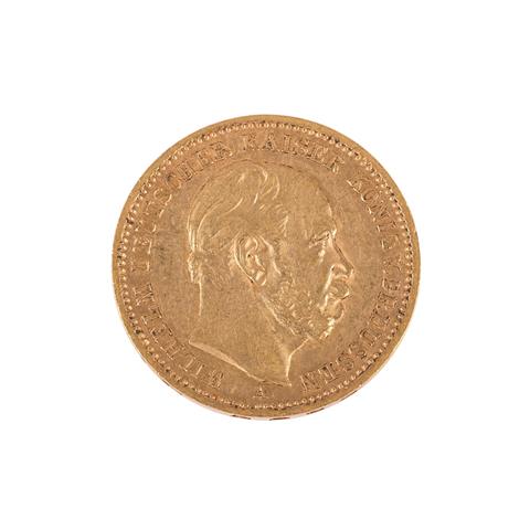 Dt. Kaiserreich /GOLD - Preußen, Wilhelm I. (1861-1888), 20 Mark 1871-A
