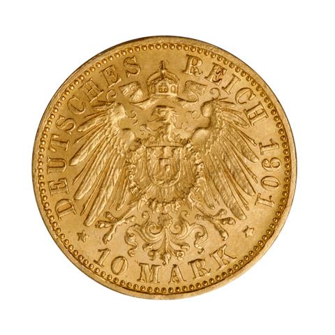 Freie und Hansestadt Lübeck/Gold - 10 Mark 1901/A,