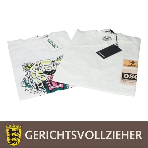 DSQUARED2 & KENZO T-Shirt Konvolut, Gr. XL.
