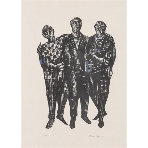 GROß, VOLKMAR (1927-1992) "Figuren" 1962