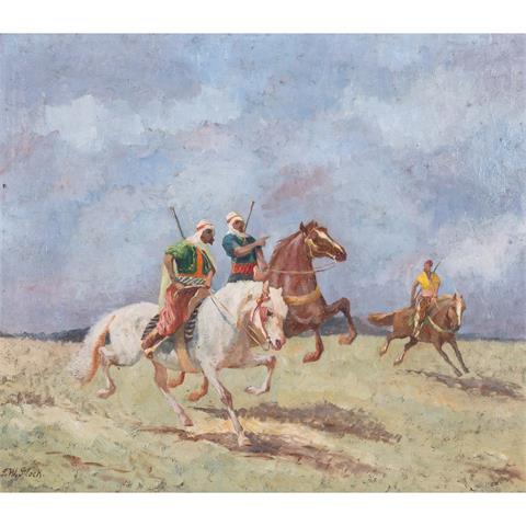 PLOCK, LUDWIG WILHELM (1871-1940) "Nordafrikanischer Reiter"