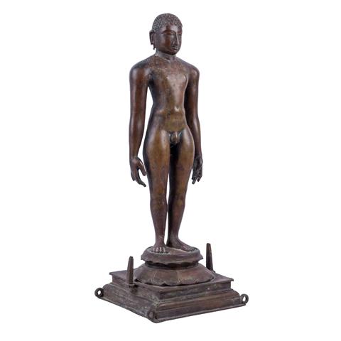 Bronze des Jain Tirthankara. INDIEN, um 1900.
