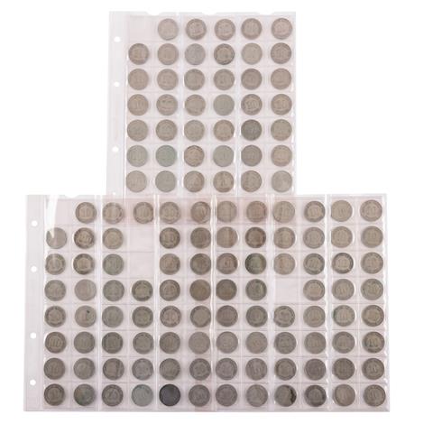 Dt. Kaiserreich /Kleinmünzen-Lot - 133 x 10 Pfennig, Jaeger Nr. 13