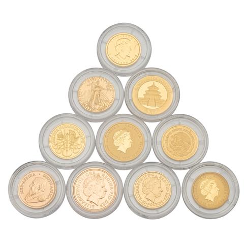 10-teiliges Investment Münzen Set -