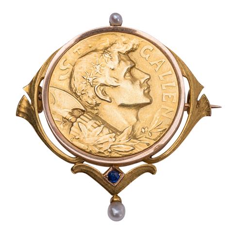 Schweiz - Goldmedaille 1904, Auf das Eidgenössische Schützenfest in St. Gallen,