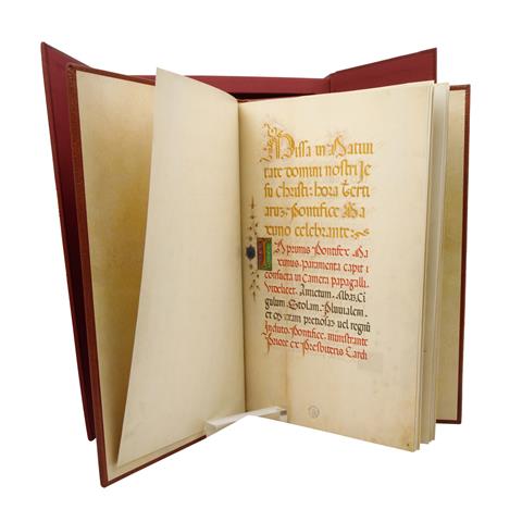 Faksimile "Das Weihnachtsmissale Papst Alexanders VI. (1492–1503)" -