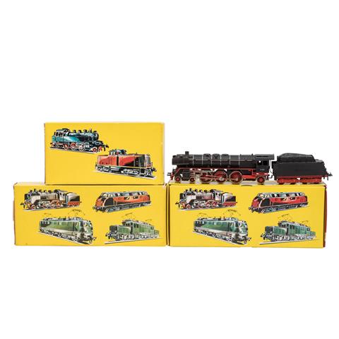 TRIX 4-tlg Konvolut Lokomotiven, Spur H0,