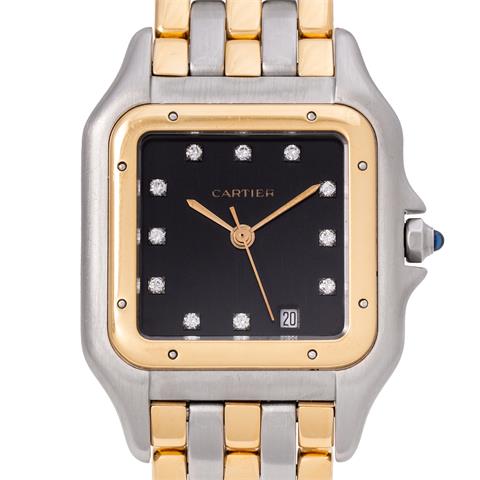 CARTIER Panthere "Diamant" Medium Armbanduhr, Ref. 83949. Ca. 1990er Jahre.