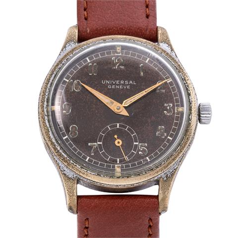 UNIVERSAL GENÈVE Vintage WW II Armbanduhr.