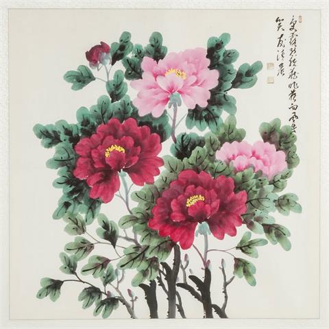 Blumenmalerei, CHINA, 20. Jh.,