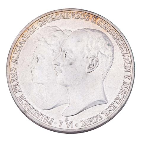 Mecklenburg-Schwerin - 5 Mark 1904/A, Friedrich  Franz II.,