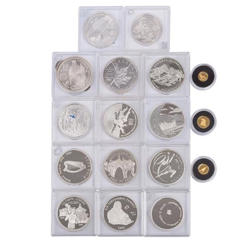 Kleine Zusammenstellung von Münzen aus Abo Bezug, ex 2006/10