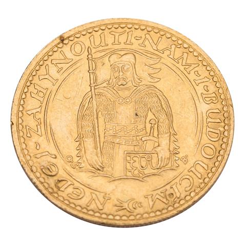 Tschechoslowakei /GOLD - 1 Dukat 'St. Wenzel' 1936
