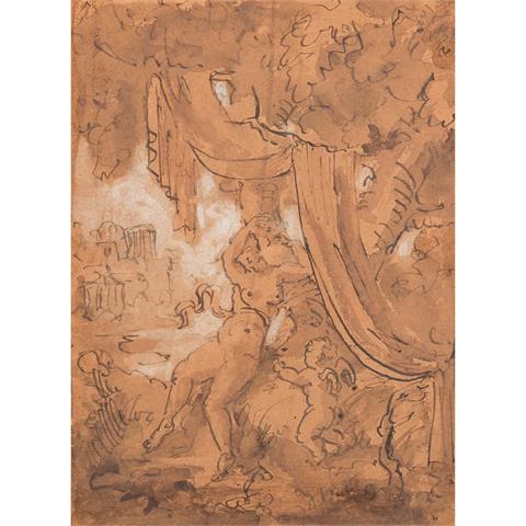 UNBEKANNTE/R KÜNSTLER/IN, "Venus und Cupido", in der Art des 17./18. Jh.,