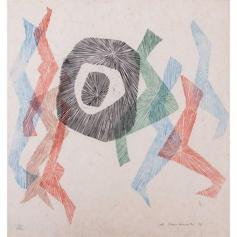 STANKOWSKI, ANTON (1906-1998), "Abstrakte Komposition", 1957,