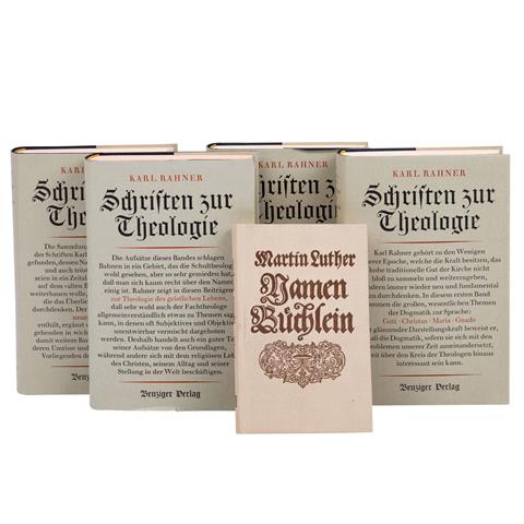 Konvolut mit "Schriften zur Theologie" und Martin Luthers "Namen Büchlein"