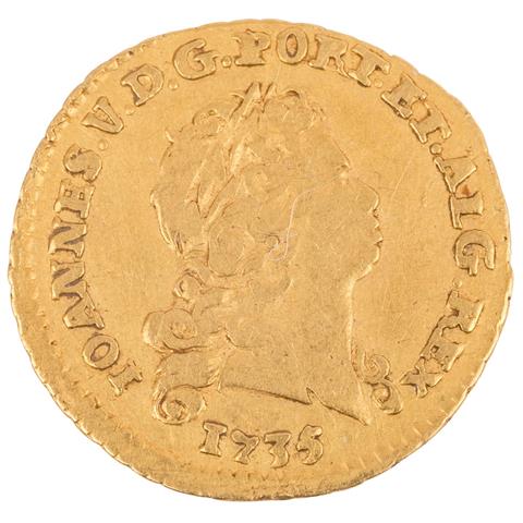Portugal /GOLD - Joao V. (1706-1750), 1/2 Escudos 1735