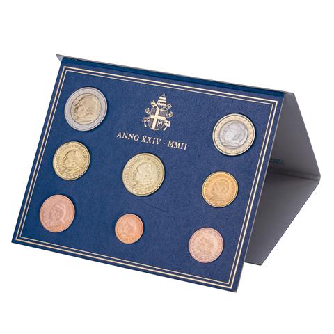 Vatikan / Vatican - gesuchter Kursmünzensatz 2002,