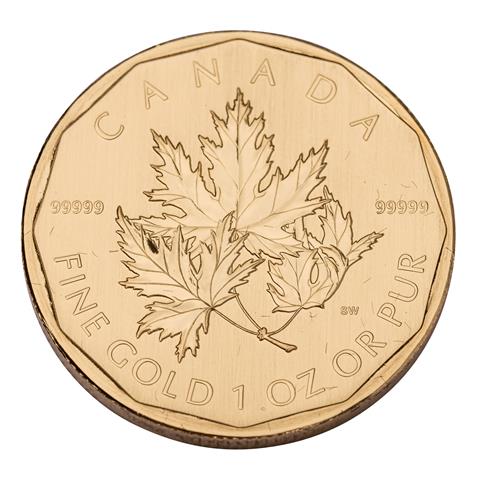 Kanada - 200 Dollars 2007, Maple Leaf, GOLD,