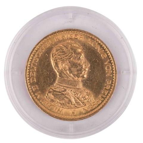 Preussen/GOLD - 1 x 20 Mark Wilhelm II. 1913,