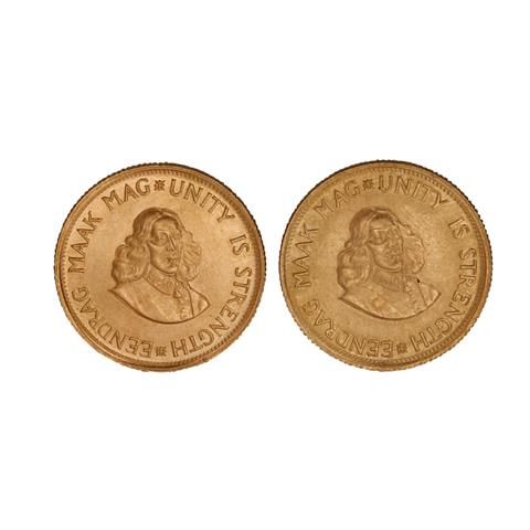 Südafrika/GOLD - 2 x 2 Rand 1972/1973,