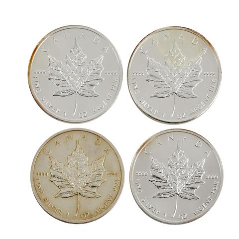 Kanada / SILBER - 4 x 5 Dollars 2008, 2010, 2012 (2),