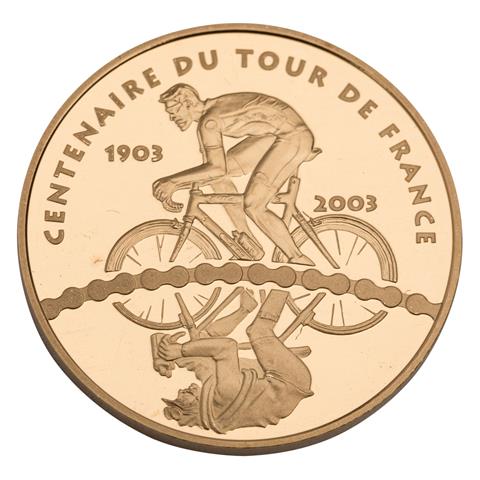 Frankreich - 10 Euro 2003, 100 Jahre Tour de France, GOLD,