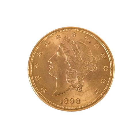 USA/GOLD - 20 Dollars Liberty 1898 S