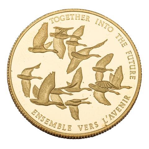Kanada /GOLD - Elisabeth II. 100 $ Gedenkgoldmünze 1/2 Unze 1978