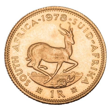 Südafrika /GOLD - 1 Rand 1972,