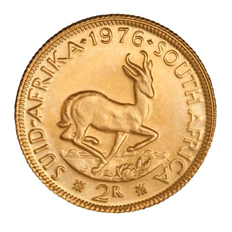 Südafrika /GOLD - 2 Rand 1976