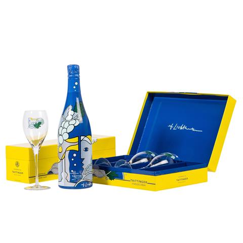 TAITTINGER Champagner 'Collection' 1 Flasche 'Roy Lichtenstein' 1985