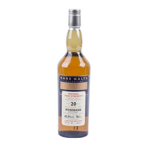 ROSEBANK RARE MALTS SELECTION Single Malt Scotch Whisky 'Aged 20 Years', 1981