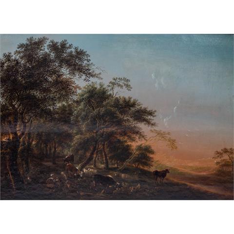 TENIERS, David, UMKREIS/ NACHFOLGER, "Hirten mit ihrer Herde in einer Landschaft", 17. Jh.,