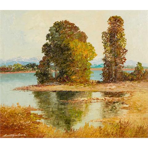 GRABONÉ, ARNOLD (1896 - 1981), "Bucht bei Skt. Heinrich am See",