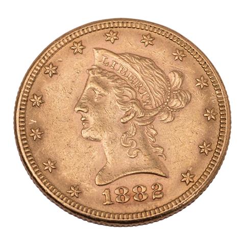USA - Eagle / 10 $ 'Liberty Head' 1882