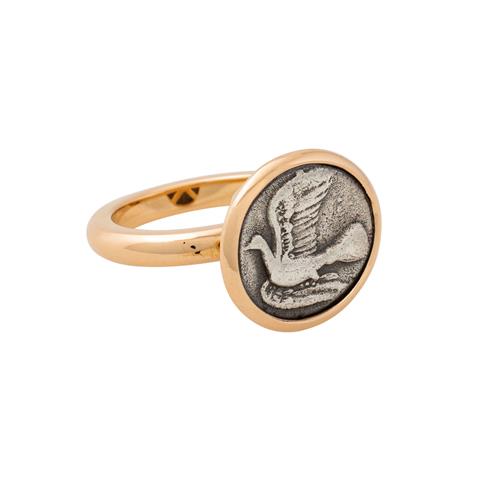 Ring mit antiker griechischer Münze,