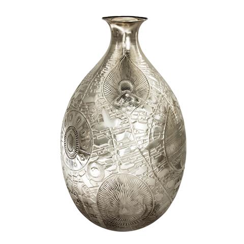 KUNSTGEWERBESCHULE STUTTGART, Vase, 950 Silber, 1960er Jahre.