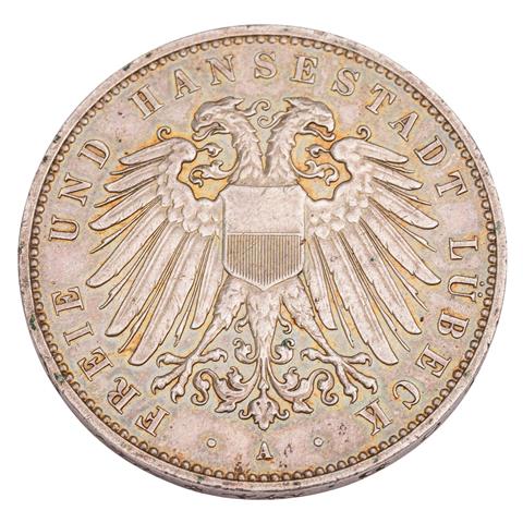 Deutsches Kaiserreich / Hansestadt Lübeck - 5 Mark 1904,