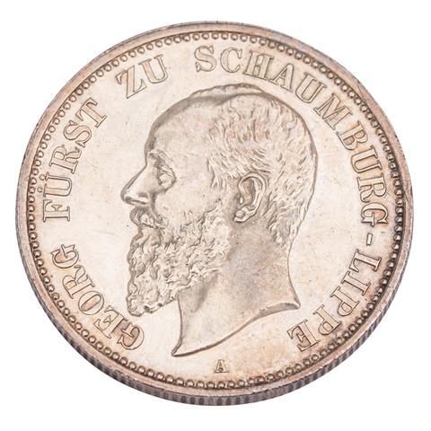 Fürstentum Schaumburg-Lippe/Silber - 2 Mark 1898/A, Georg,
