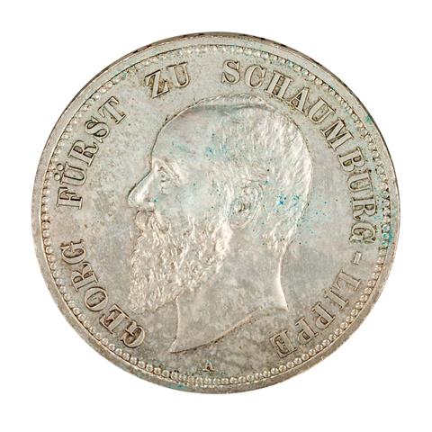 Fürstentum Schaumburg-Lippe - 5 Mark 1898/A, Georg,