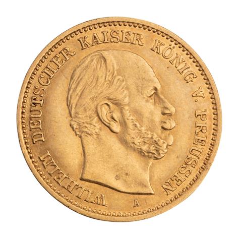 Königreich Preussen/Gold - 5 Mark 1878/A, Kaiser Wilhelm I. (1861-1888),