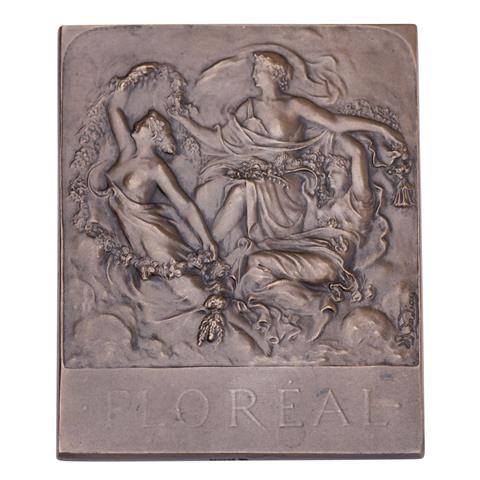 Frankreich - Bronzeplakette o.J. (1909), Lamourdedieu, Raoul (1877-1953),